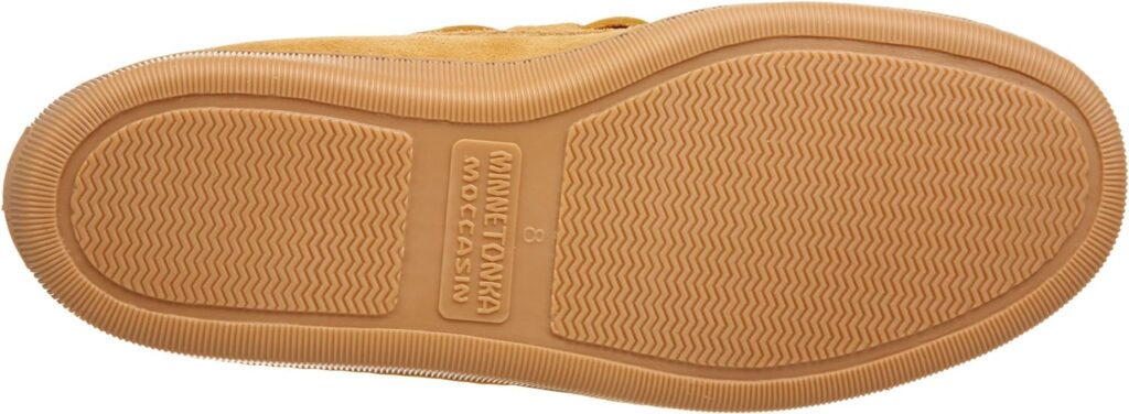 Minnetonka Mens Pile Lined Hardsole Slipper Minnetonka Mens Pile Lined Hardsole Slipper