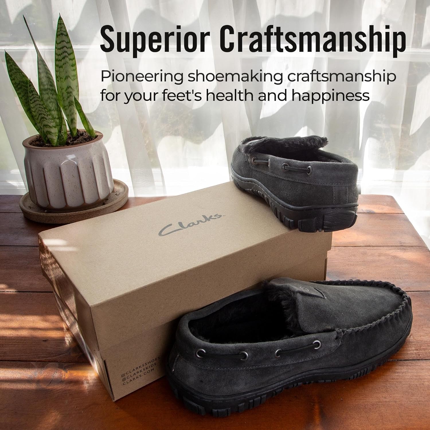 Clarks Grey Slipper Review