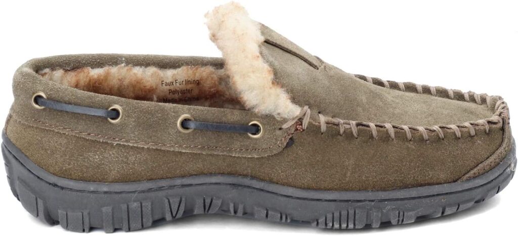 Clarks Indoor Outdoor Grey House Slipper Suede Leather Sherpa Lined Ankle Bootie Clarks Indoor Outdoor Grey House Slipper Suede Leather Sherpa Lined Ankle Bootie
