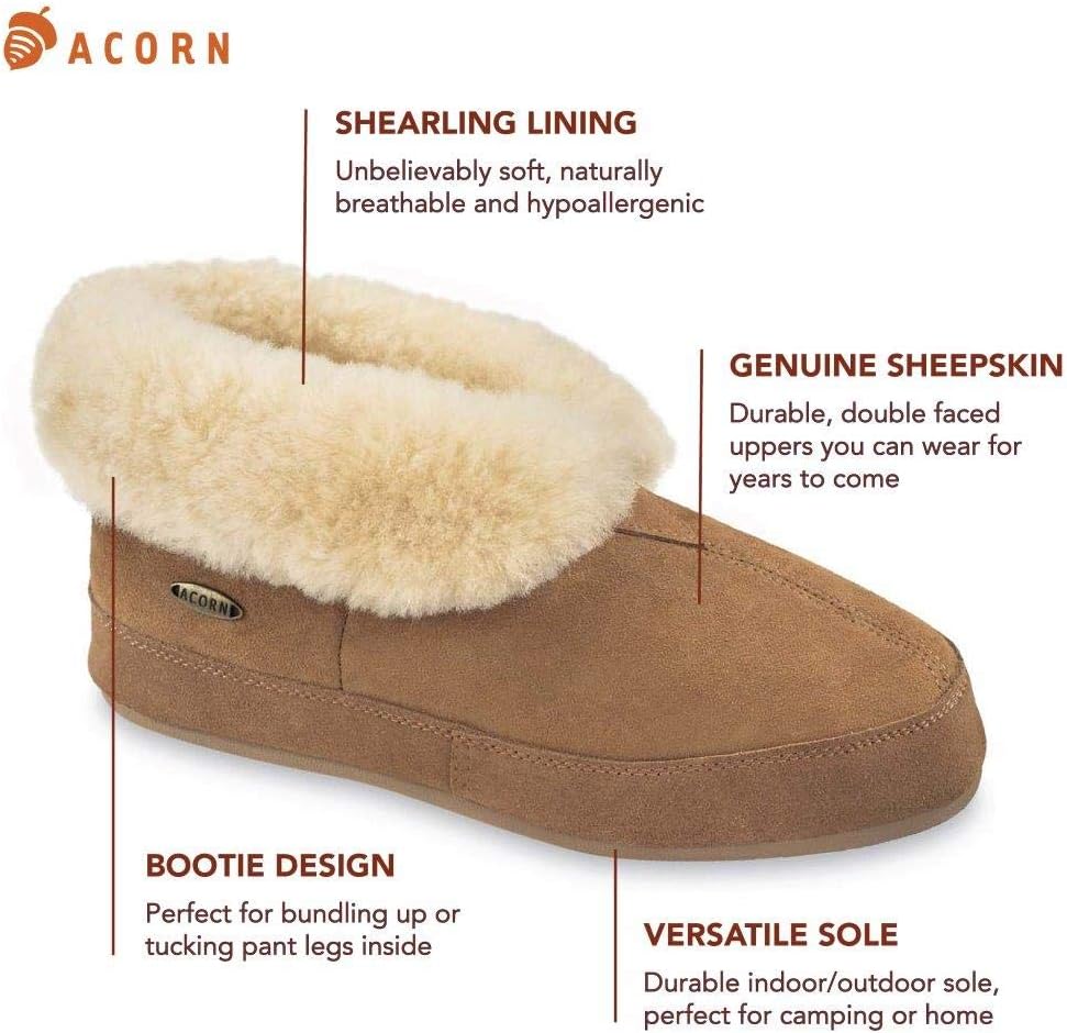 Acorn Men’s Sheepskin Bootie Slipper Review