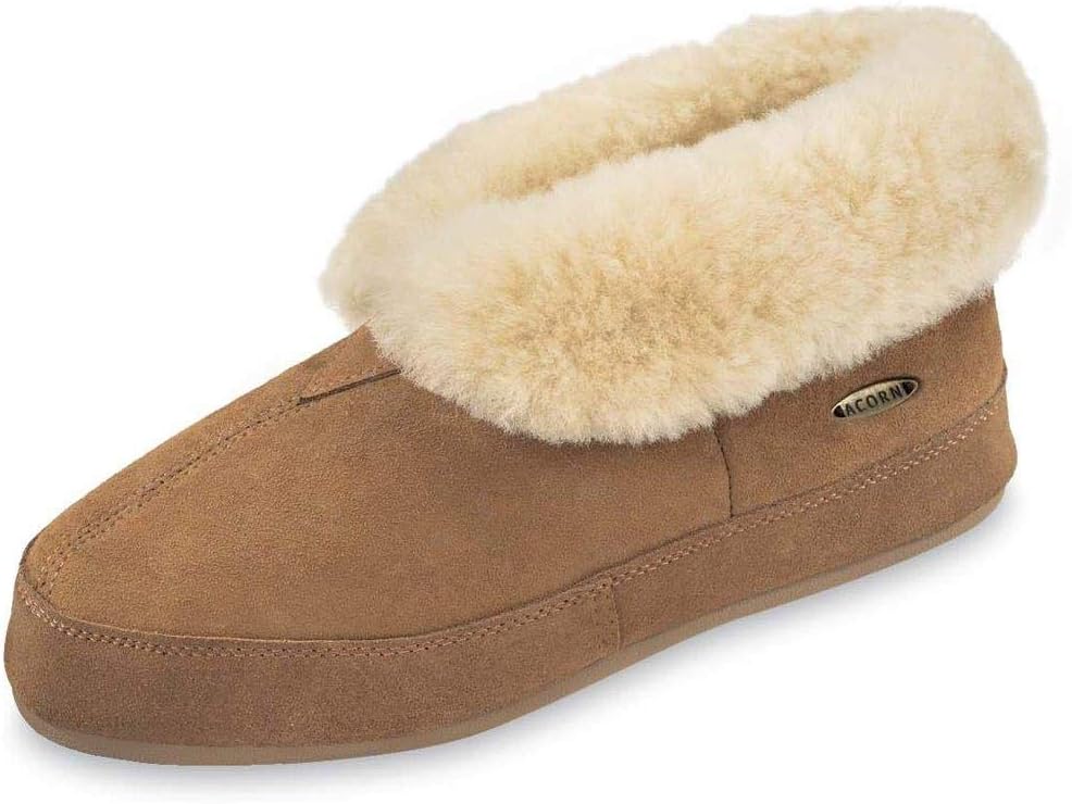 Acorn Mens Sheepskin Bootie Slipper