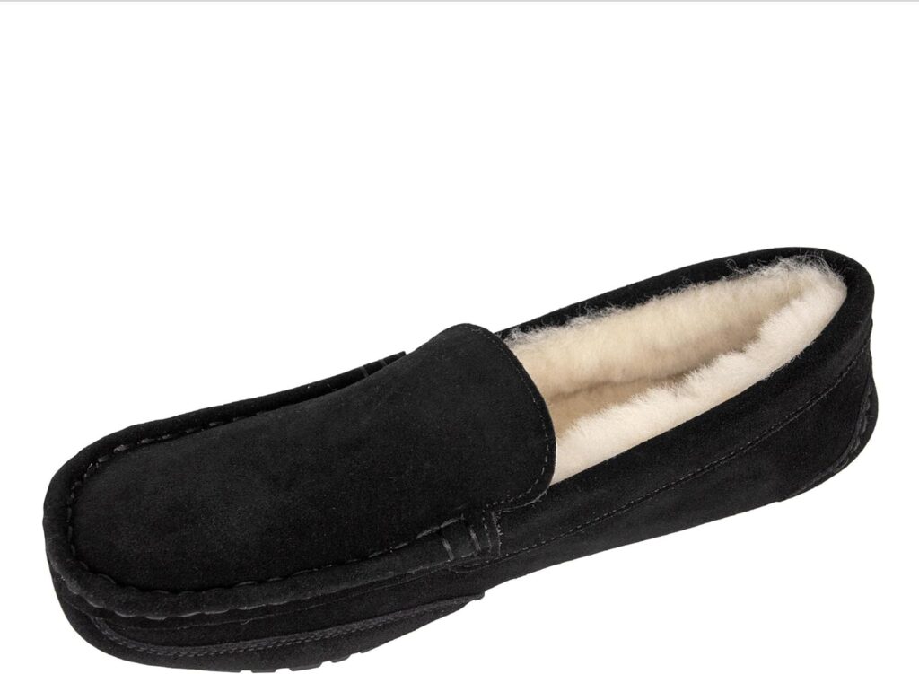 Clarks Shearling Moccasin House Slippers for Men - Indoor/Outdoor Gift for Him Clarks Shearling Moccasin House Slippers for Men - Indoor/Outdoor Gift for Him