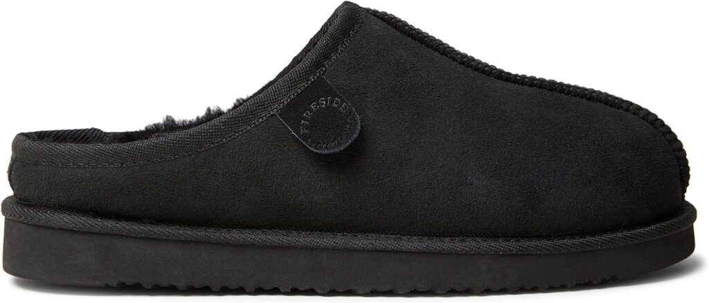 Fireside by Dearfoams Mens Grafton Shearling Indoor/Outdoor Clog Slipper Fireside by Dearfoams Mens Grafton Shearling Indoor/Outdoor Clog Slipper