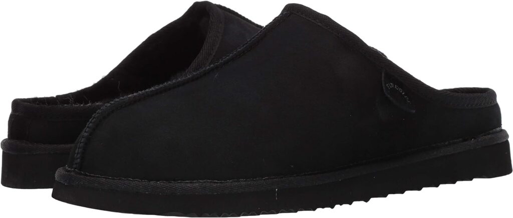 Fireside by Dearfoams Mens Grafton Shearling Indoor/Outdoor Clog Slipper Fireside by Dearfoams Mens Grafton Shearling Indoor/Outdoor Clog Slipper