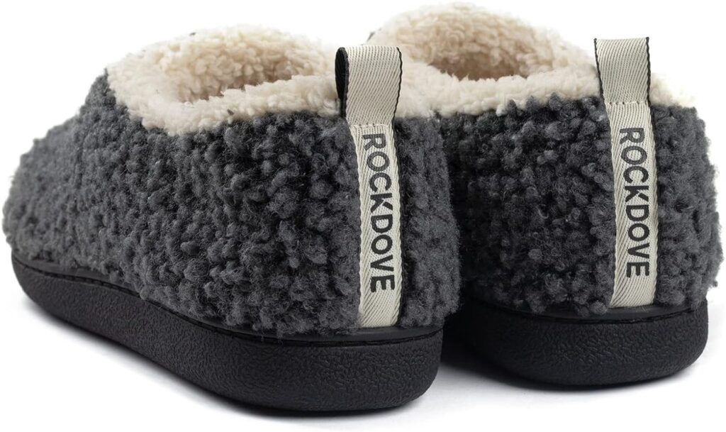 RockDove Womens Nomad Faux Shearling Lined Closed Back Slipper RockDove Womens Nomad Faux Shearling Lined Closed Back Slipper